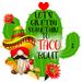 Bow Backer Taco Wood Sign Bb - W - 0116 13’ Wreath