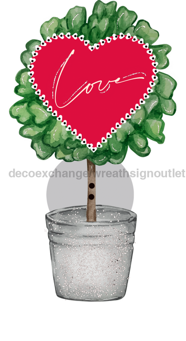 Bow Backer Valentines Day Wood Sign Bb-W-0036 13 Wreath