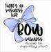 Bow Business Vinyl Shipping Stickers Pack Sign