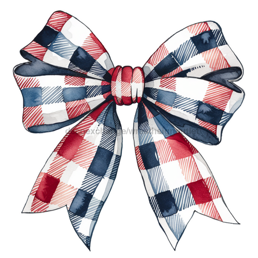 Bow Door Hanger Patriotic Coquette Bow wood sign DECOE-W-904781-DH 22’’ Door Hanger 22’’ Door Hanger