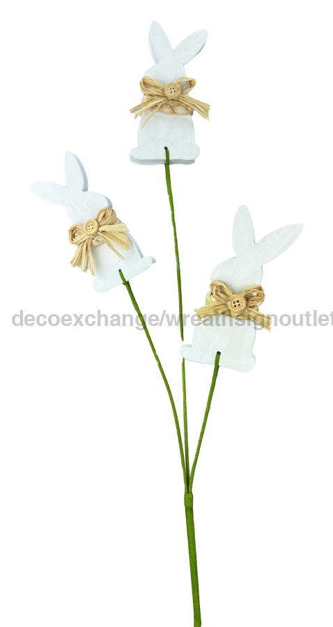 Bunny Spray - 3 Stems 26’’ 63741Wt Pick