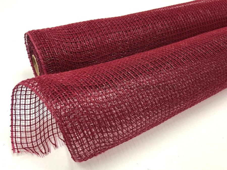 Burgundy Fabric Mesh 21’X10Y Xb979-10