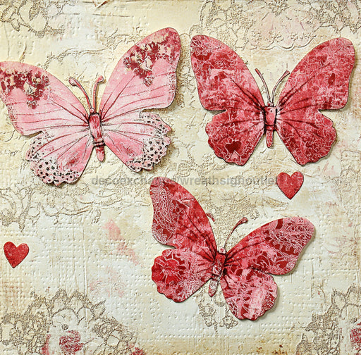 Butterfly Sign, DCO-02420, Sign For Wreath, 10x10 Metal Sign