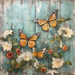 Butterfly Sign Floral Dco-00973 For Wreath 10X10 Metal