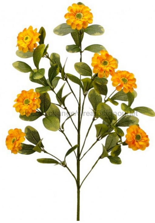 Button Zinnia Spray X7 34’’ Mtf24321-Yell Greenery