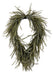 26"L X 17"W Draped Button Fern Wreath Moss Green FP106351