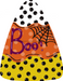 Candy Corn with Boo, wood sign, DECOE-W-004 - DecoExchange®