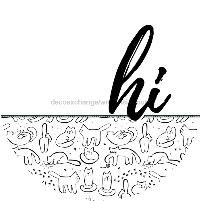 Cat Door Hanger Dco-01599-Dh 18’ Round Wood