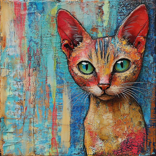 Cat Sign, DCO-13666, Sign For Wreath, 10x10" Metal Sign