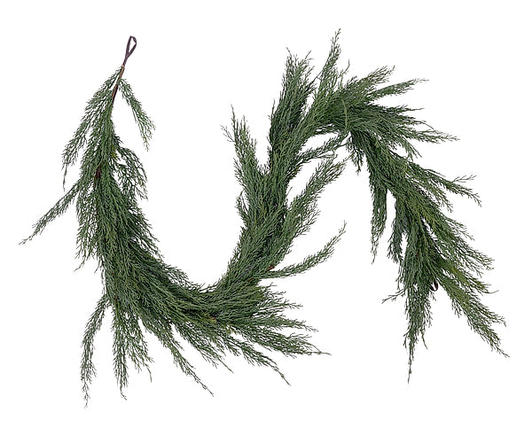 6'L Arborvitae Slim Garland Two-Tone Green FF0023