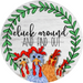 Chicken Door Hanger Funny Dco-01199-Dh 18 Round Wood