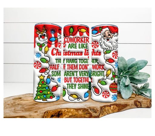 Christmas Coworkers Tumbler 20 Oz Skinny Decoetumbler-358
