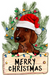 Christmas Dog Sign Wood Sign Door Hanger Decoe-W-446 22