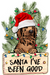 Christmas Dog Sign Wood Sign Door Hanger Decoe-W-450 22