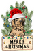 Christmas Dog Sign Wood Sign Door Hanger Decoe-W-454 22