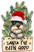 Christmas Dog Sign Wood Sign Door Hanger Decoe-W-457 22