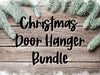 Christmas Door Hanger Bundle - Set Of 10 Wreath Kits Kit