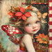 Christmas Fairy, DCO-102138, Sign For Wreath, 10x10in Metal Sign