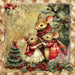 Christmas Mouse Sign, DCO-102451, Sign For Wreath, 10x10in Metal Sign
