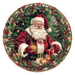 Christmas Santa, DCO-102688-D, Sign For Wreath, 18" Door Hanger