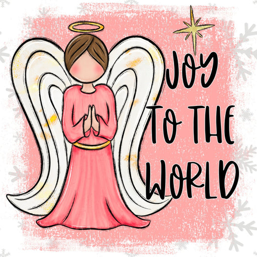 Christmas Sign Angel Dco-00813 For Wreath 10X10 Metal