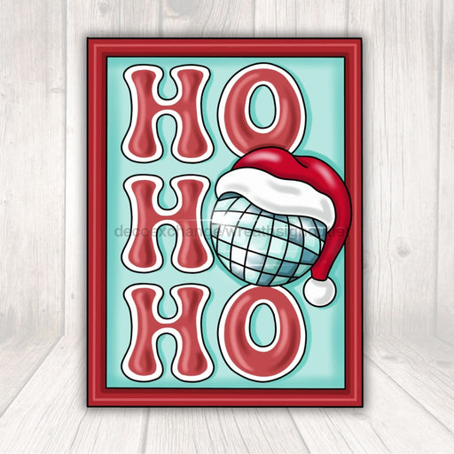 Christmas Sign Disco Ball Pcd-W-114-Dh 22 Wood Pcd Door Hanger