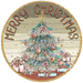 Christmas Sign Merry Decoe-5215 10’ Metal Round