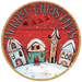 Christmas Sign Merry Decoe-5216 10’ Metal Round