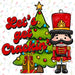 Christmas Sign Nut Cracker Dco-00810 For Wreath 10X10 Metal
