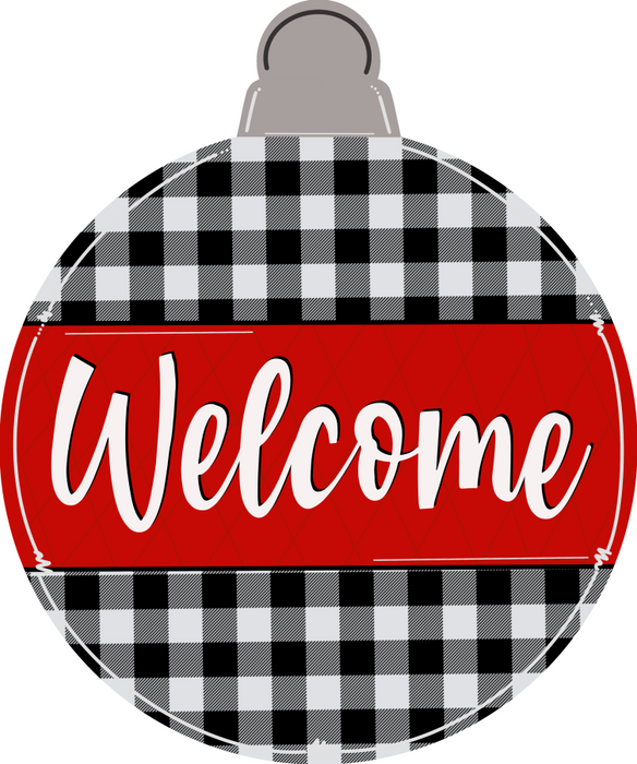 Christmas Sign Welcome Ornament Door Hanger Wood Sign Decoe-W-270 22