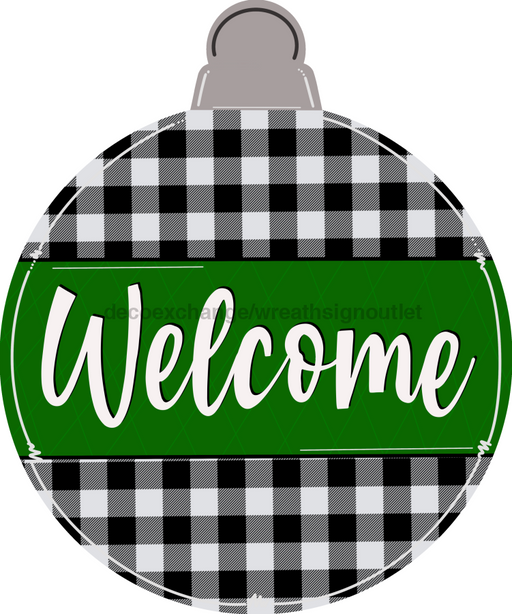 Christmas Sign Welcome Ornament Door Hanger Wood Sign Decoe-W-271 22