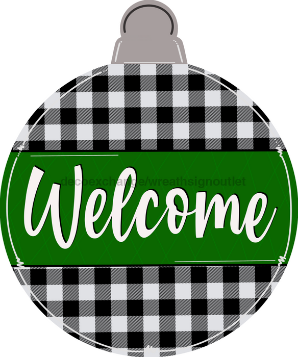 Christmas Sign Welcome Ornament Door Hanger Wood Sign Decoe-W-271 22