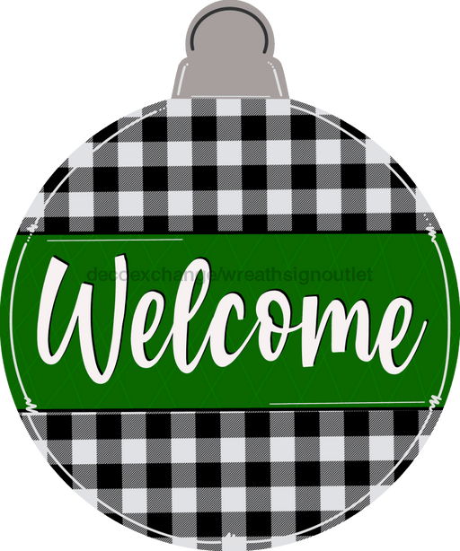 Christmas Sign Welcome Ornament Door Hanger Wood Sign Decoe-W-271 22