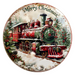 Christmas Train, DCO-102693, Sign For Wreath, 10" Metal Sign