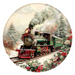 Christmas Train, DCO-102702, Sign For Wreath, 10" Metal Sign