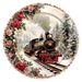 Christmas Train, DCO-102705-D, Sign For Wreath, 10" Wood Sign
