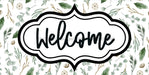 Christmas Welcome Sign Dco-00678 For Wreath 6X12 Metal