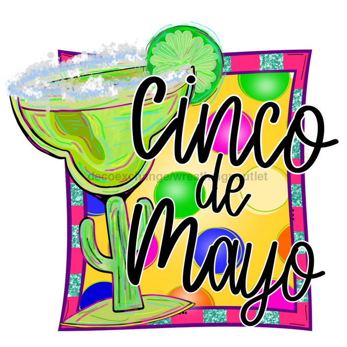 Cinco De Mayo Door Hanger Wood Sign Decoe-W-903450 22