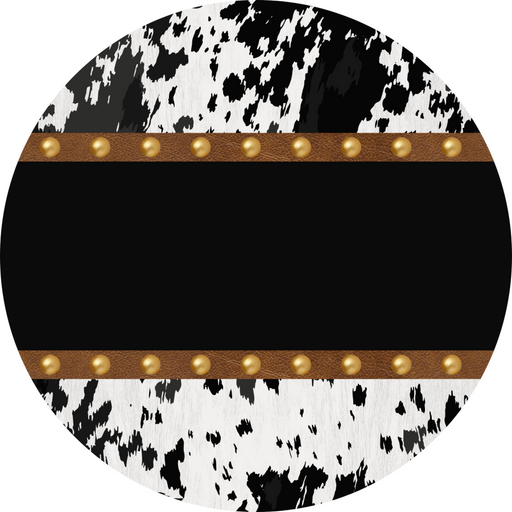 Cow Door Hanger Blank Dco-01369-Dh 18’ Round Wood