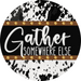 Cow Door Hanger Gather Dco-01373-Dh 18’ Round Wood