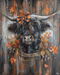 Cow Sign Fall Dco-01698 For Wreath 8X10’ Metal