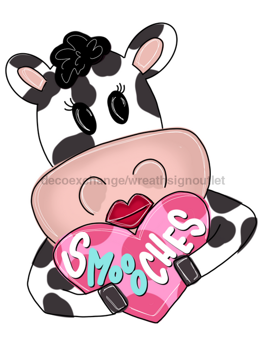 Cow Sign Valentine Wood Sign Door Hanger Decoe-W-497 22