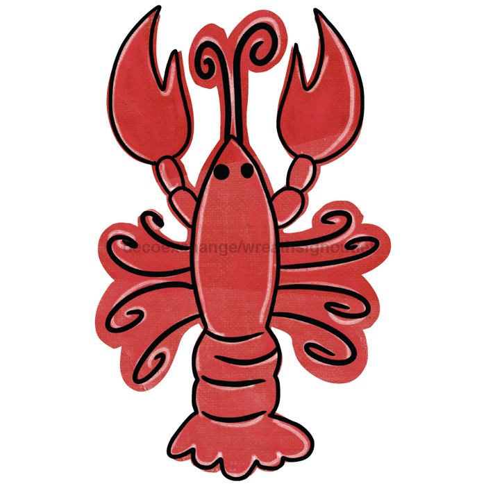 Crawfish Door Hanger Cajun Wood Sign Decoe-W-099 22