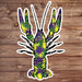 Crawfish Door Hanger Mardi Gras Wood Sign Decoe-W-162 22