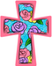 Cross Door Hanger Floral Decoe-W-765-Dh 22’ Wood