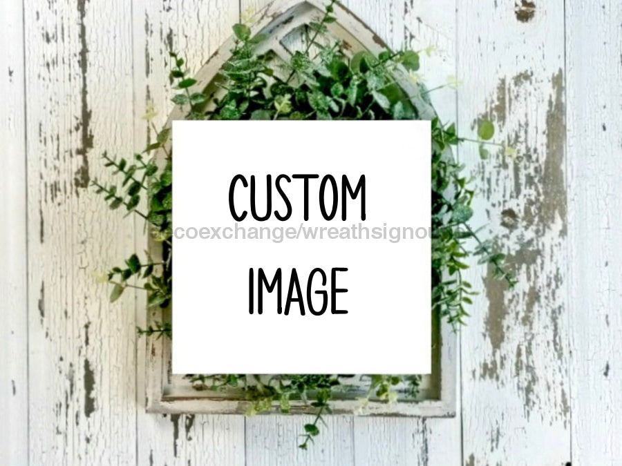 Custom 10X10 Metal Square Sign Bundle Product