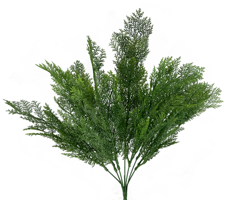 Cypress Bush - 7 Stems 21’’ 86020Gn Greenery