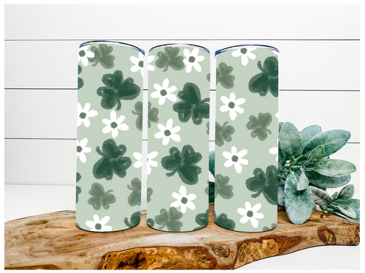 Daisy Shamrock 20 oz Skinny Tumbler DECOETUMBLER-028 - DecoExchange