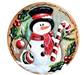 Christmas Door Hanger, Snowman wood sign, DD-W-0006-DH, 22" Door Hanger - DecoExchange®
