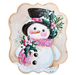 Christmas Door Hanger, Snowman wood sign, DD-W-0010-DH, 22" Door Hanger - DecoExchange®